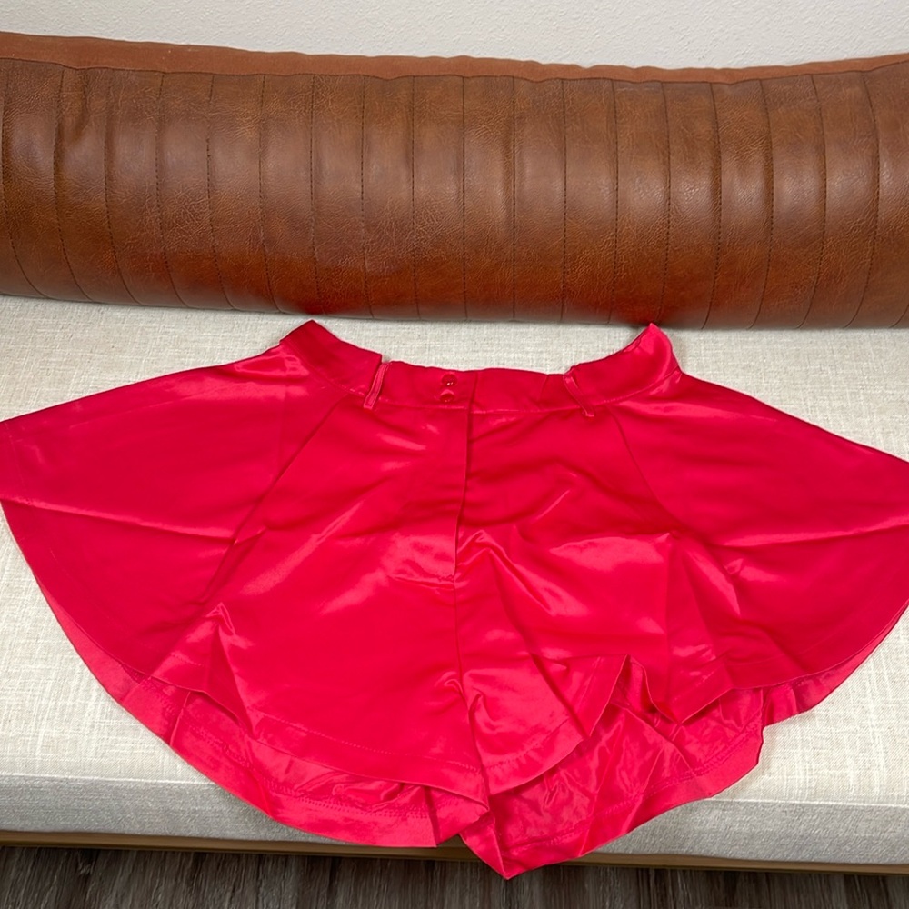 Satin Pleated Bloomers (Shorts)